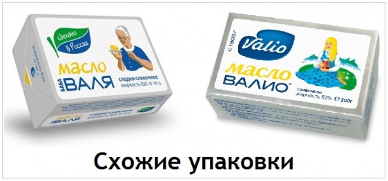 Антимонопольщики признали сходство упаковок новгородского и финского масла