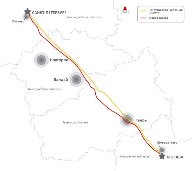 Строительство всм москва санкт петербург схема на карте