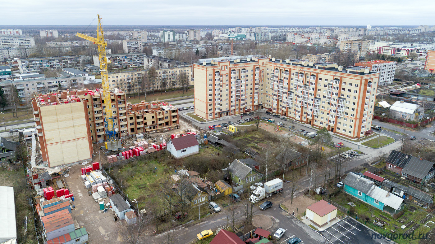 Новостройки Великого Новгорода, ноябрь 2017