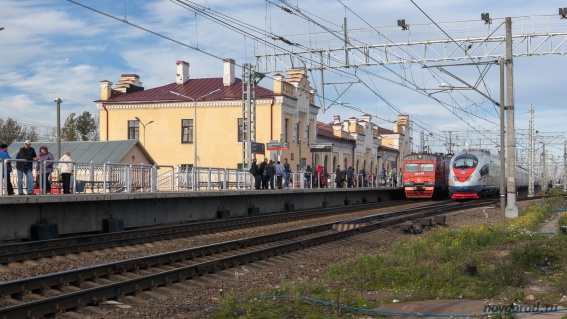Железнодорожный вокзал в Чудово. © Фото из архива интернет-портала «Новгород.ру»