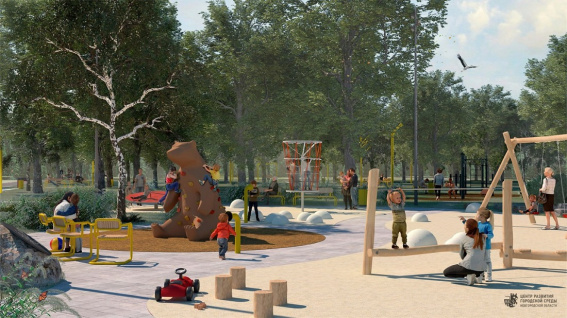 Благоустройство Ильинского парка в Сольцах планируют завершить к ноябрю