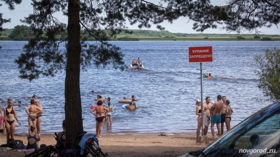 Запрещённые для купания места в Великом Новгороде решили оградить
