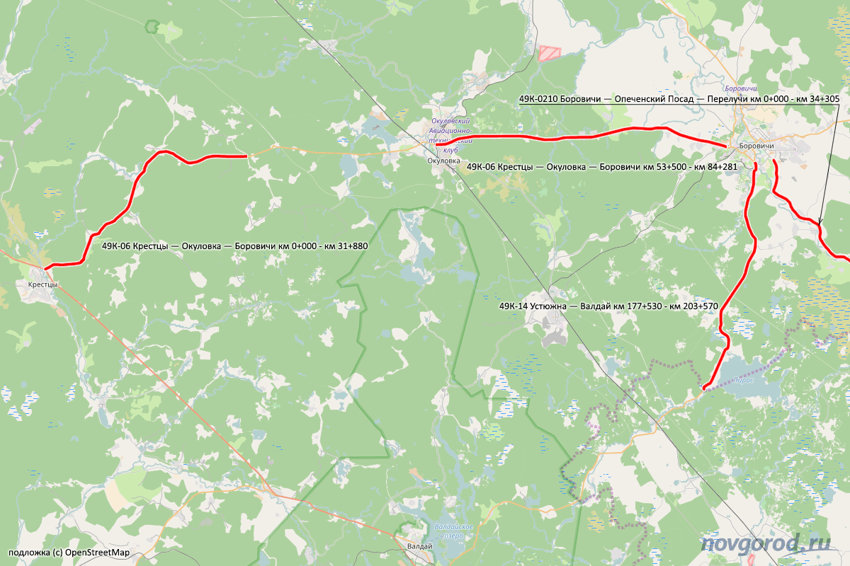 Карта крестцы новгородская область