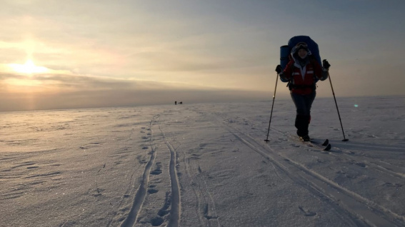 На выходных десятки новгородцев пройдут на лыжах через озеро Ильмень