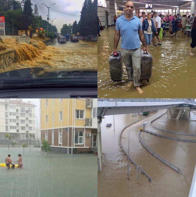Наводнение в Сочи. © Фото с сайта blogsochi.ru