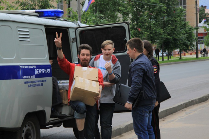 © Фото волонтёров новгородского штаба Алексея Навального