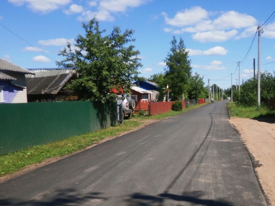 В Марёвском округе за счёт областной субсидии ремонтируют дороги