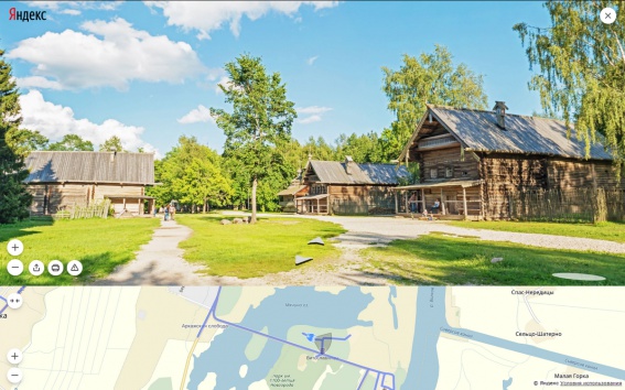 Музей деревянного зодчества «Витославлицы» на «Яндекс.Картах». 