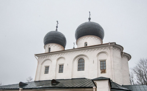 Завершилась реставрация собора Рождества Богородицы Антониева монастыря в Великом Новгороде