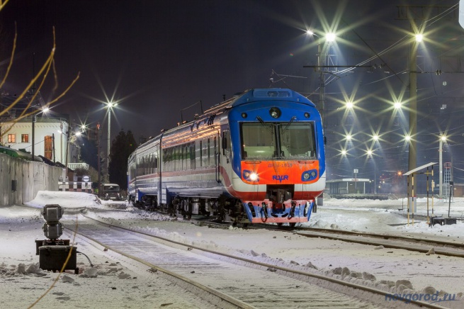 На этом поезде руководство ОЖД прибыло на совещание в Великий Новгород. 
