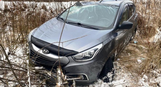 В Новгородской области за сутки два автомобиля унесло в кювет