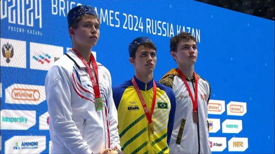 Новгородский пловец Егор Бабинич завоевал серебро на играх БРИКС
