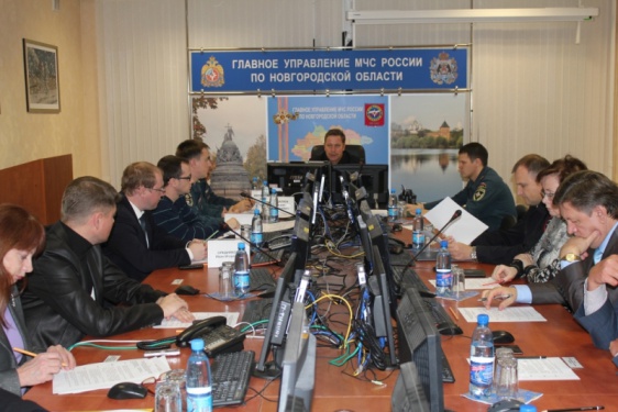 Заседание КЧС. © Фото с сайта 53.mchs.gov.ru