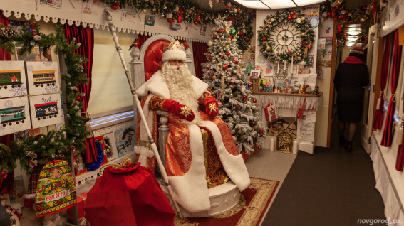 Поезд Деда Мороза прибудет в Великий Новгород 5 января