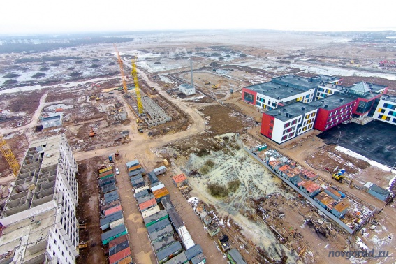 Подготовка территории под строительство продолжения микрорайона «Ивушки». 