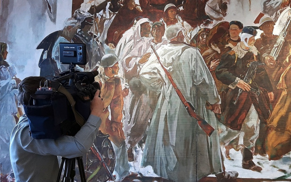 В Музее изобразительных искусств открылась выставка «Новгород освобожденный». Живопись и графика А.К. Крылова»