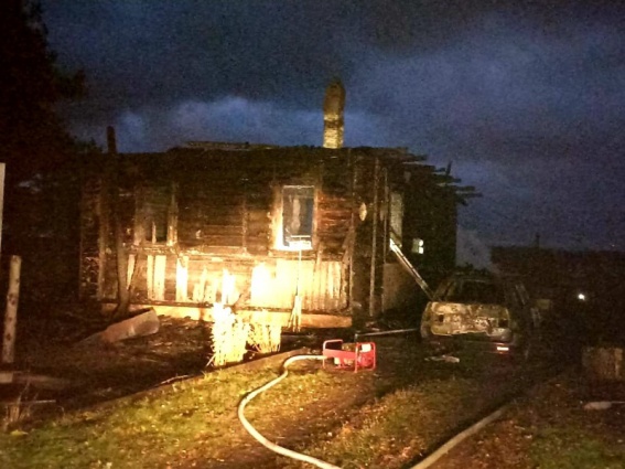 В Новгородской области за сутки на пожарах погибли два человека, одного ребёнка спасли