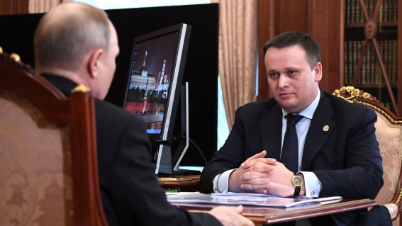 Андрей Никитин рассказал Владимиру Путину про задержку строительства детских садов