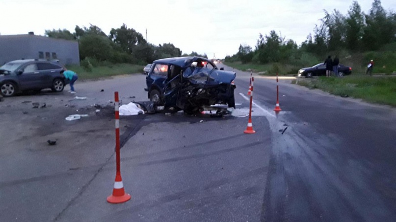 ДТП на Сырковском шоссе 2 июня 2019 года. © УГИБДД по Новгородской области