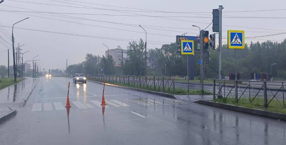 В Великом Новгороде сбили велосипедиста на пешеходном переходе