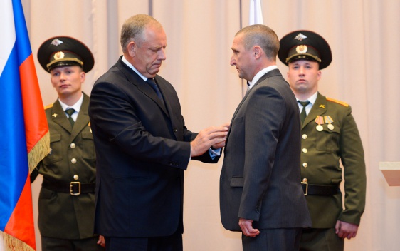 Церемония инаугурации главы Валдайского района Александра Тарасова, сентябрь 2013 года. © Фото с сайта valdayadm.ru