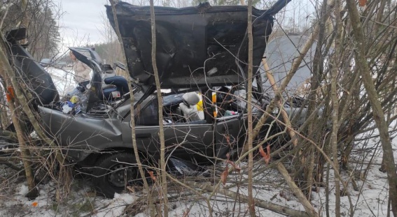 Под Великим Новгородом пострадал водитель Honda
