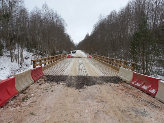 На двух мостах в Любытинском и Пестовском районах после ремонта открывают движение