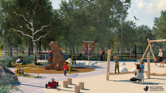 Жители Сольцов могут оценить итоговую концепцию благоустройства Ильинского парка