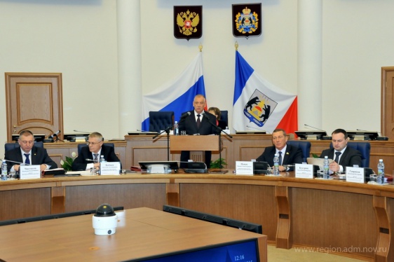 Заседание правительства. © Фото с сайта правительства Новгородской области