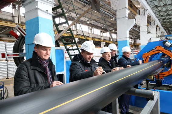 В Боровичах запустили новые линии по производству труб для газопроводов