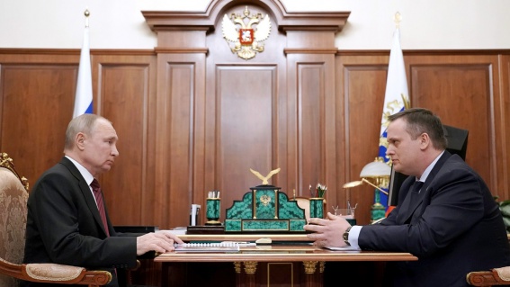 Губернатор рассказал Путину о неплохих результатах в экономике «небогатого региона»