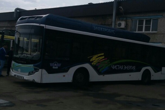 В новгородском «Автобусном парке» появился электробус