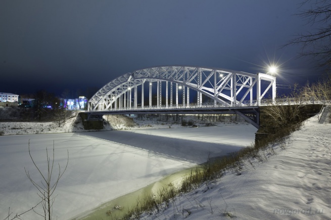 Мост Белелюбского в городе Боровичи. © Фото из архива интернет-портала «Новгород.ру»