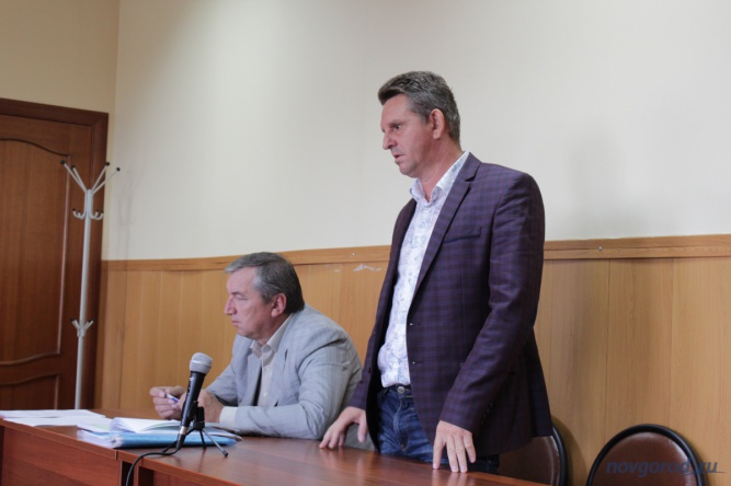 Адвокат Юрий Зорин и Владимир Акимов. 