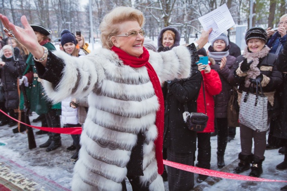 Светлана Дружинина на открытии фестиваля «Вече» в 2016 году. © Фото Сергея Суфтина