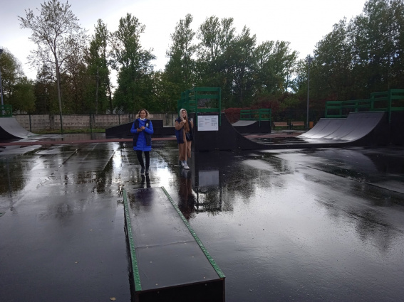 В Панковке благоустроили скейт-парк