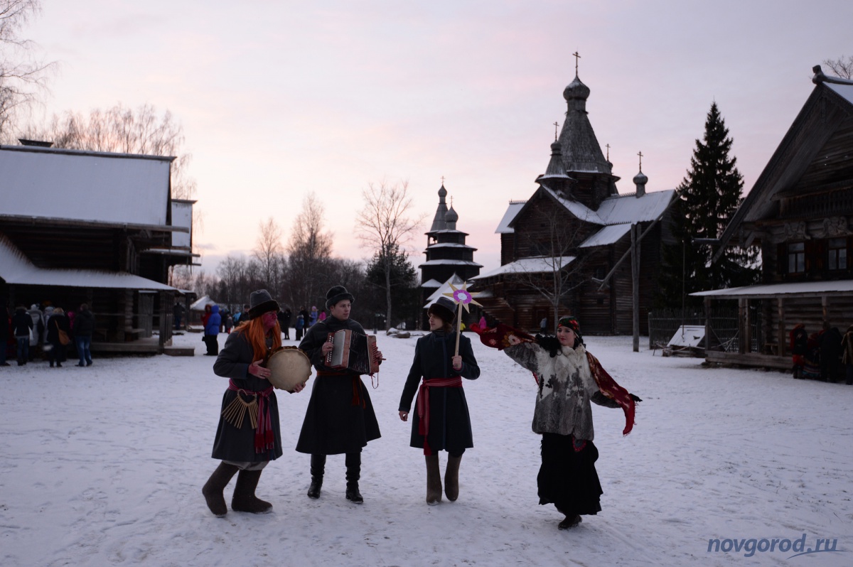 Витославлицы Великий Новгород зима