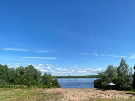 В Великом Новгороде подготовили ещё одно место для купания