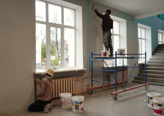 В Центре культуры и искусства «Диалог» начался первый этап ремонта