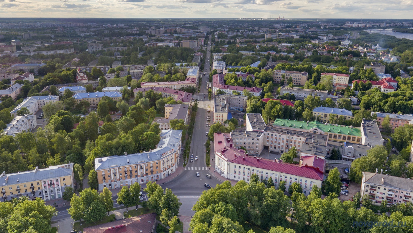 Улицы на 5 углах Великий Новгород