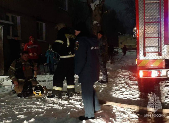 В Великом Новгороде на пожаре погиб человек