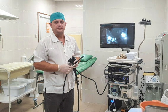 Новгородский клинический госпиталь ветеранов войн получил новый видеоколоноскоп