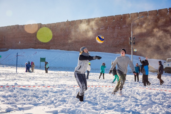 В эти выходные в Великом Новгороде пройдёт областной турнир по зимнему пляжному волейболу