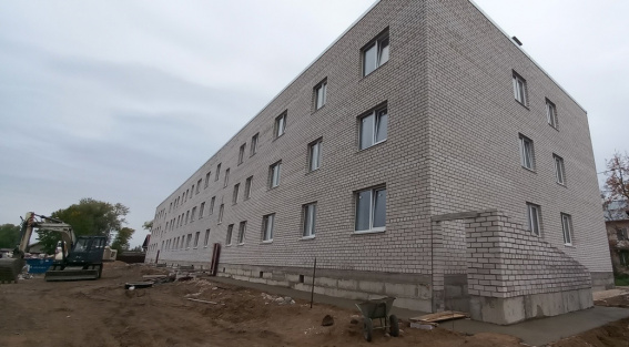 Этой осенью в посёлке Пролетарий будут готовы два дома для переселенцев из аварийного жилья