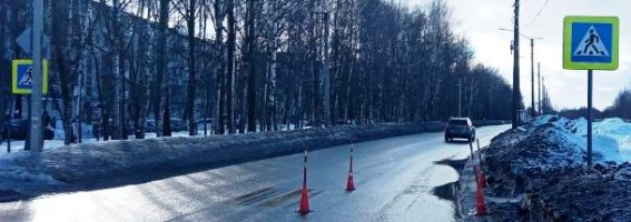 В Великом Новгороде автобус сбил мужчину на пешеходном переходе