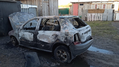 В Новгородском районе задержали мужчину, который поджёг машину бывшей жены