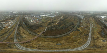 Панорама: Промышленная зона Западного микрорайона