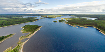 Панорама: Система озер Клетно-Дубно-Съезжее-Ореховое.