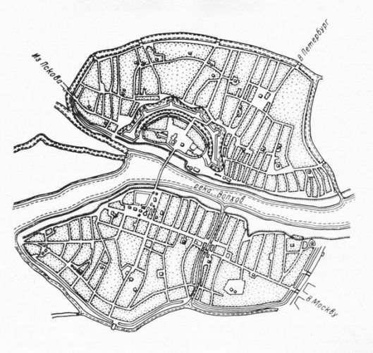 План города новгорода в древней руси